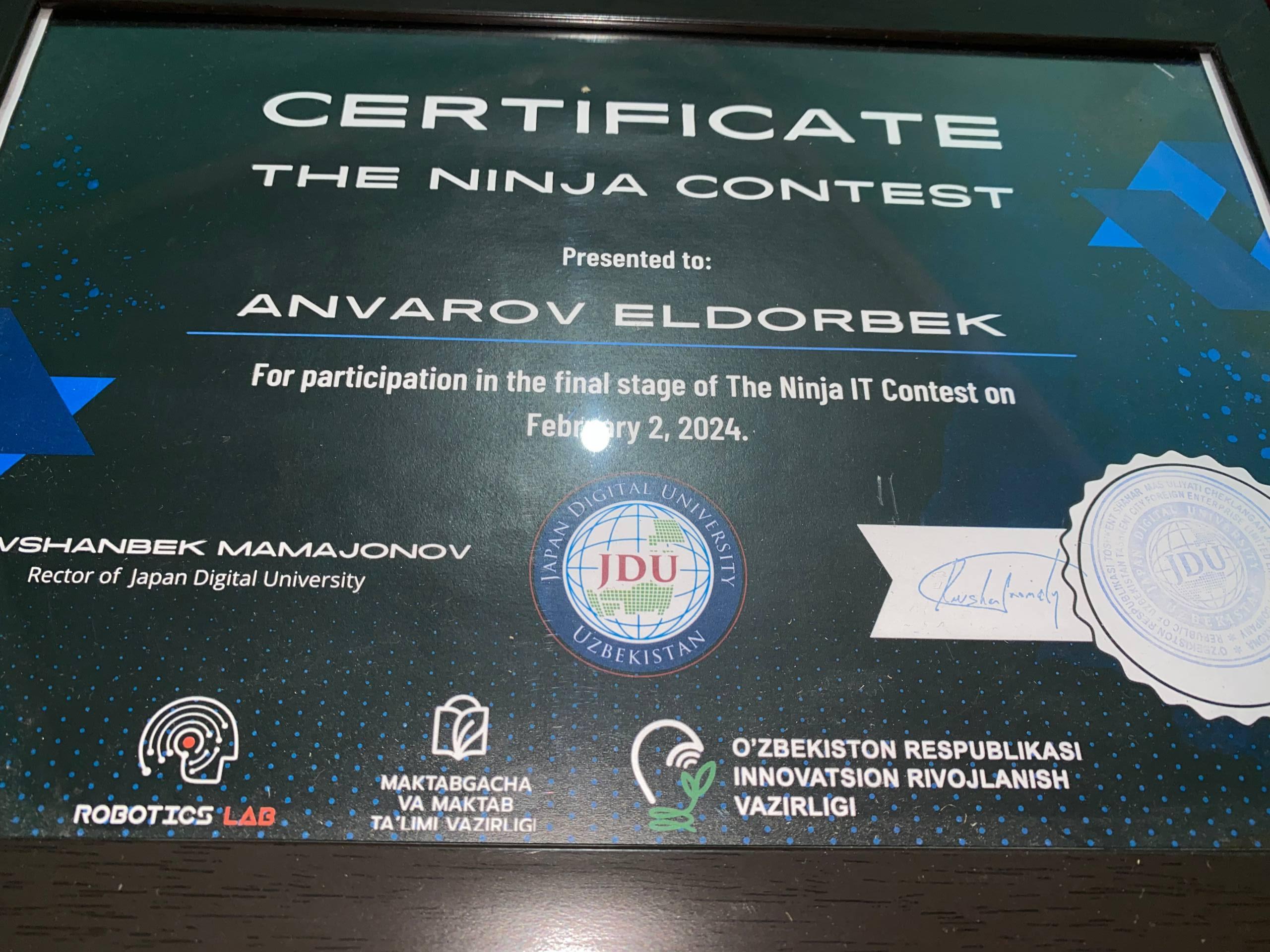 JDU Ninja IT contest